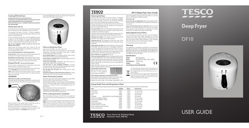 Tesco DF10 User manual