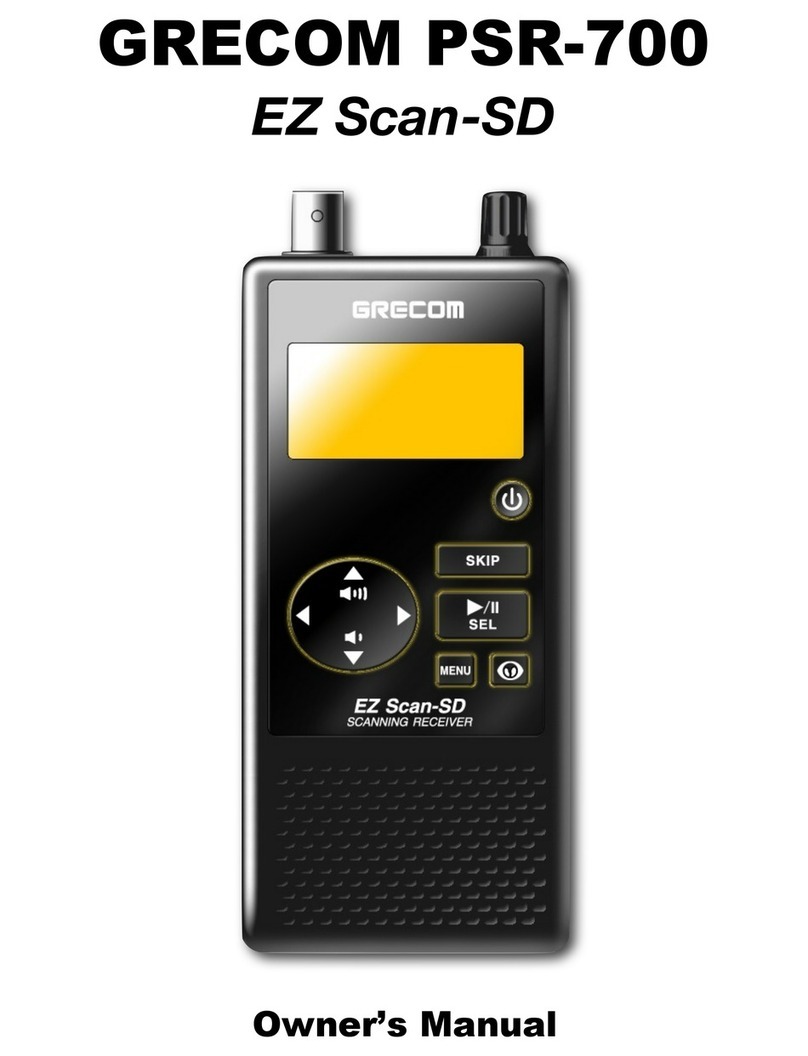 Grecom EZ Scan-SD PSR-700 owner's manual