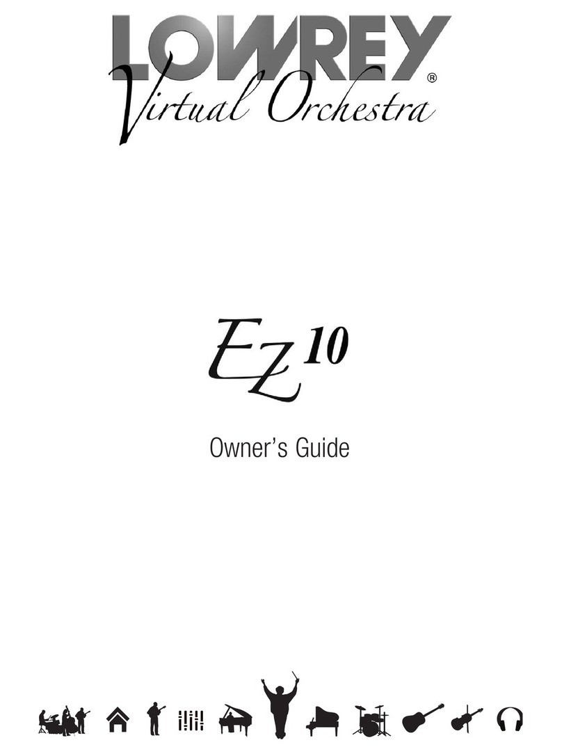 Lowrey EZ 10 owner's guide