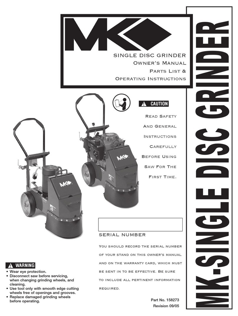 MK Diamond Products MK-SDG-11 User manual