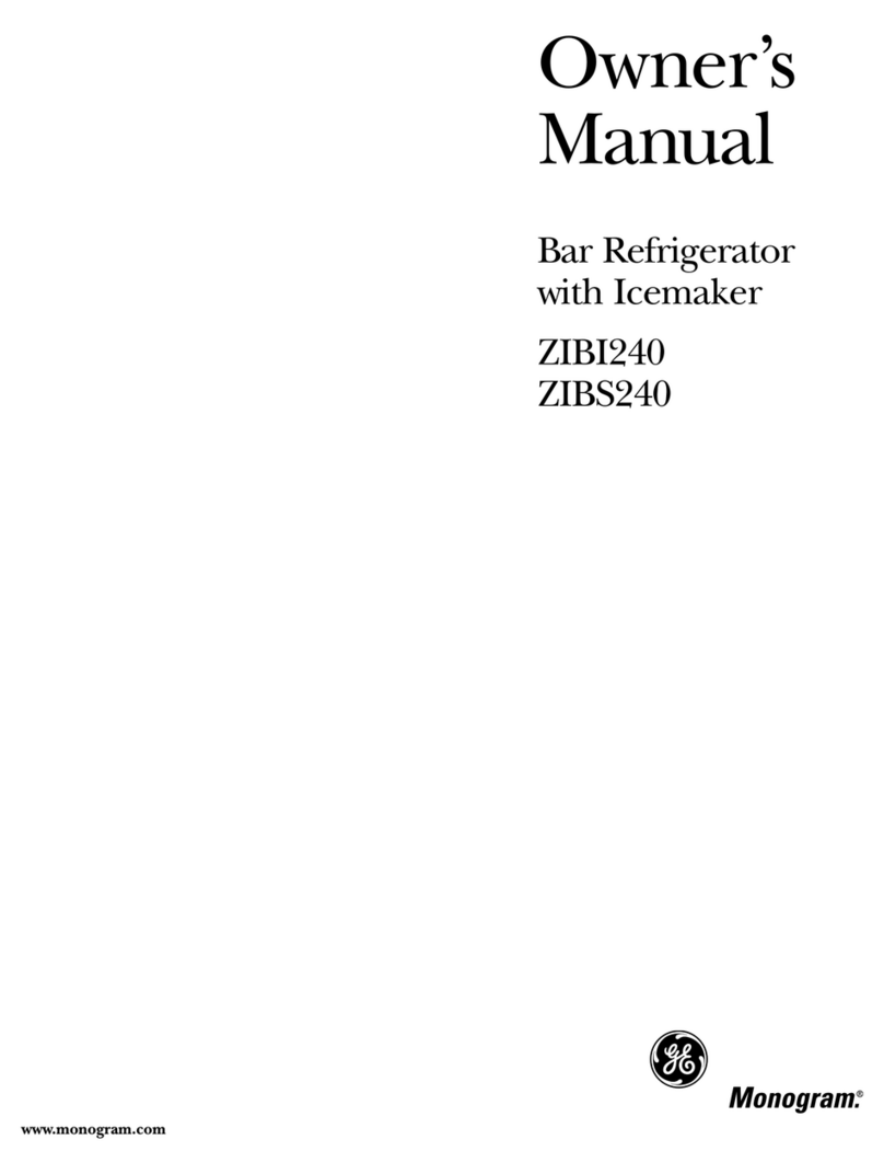 Monogram ZIBI240 User manual