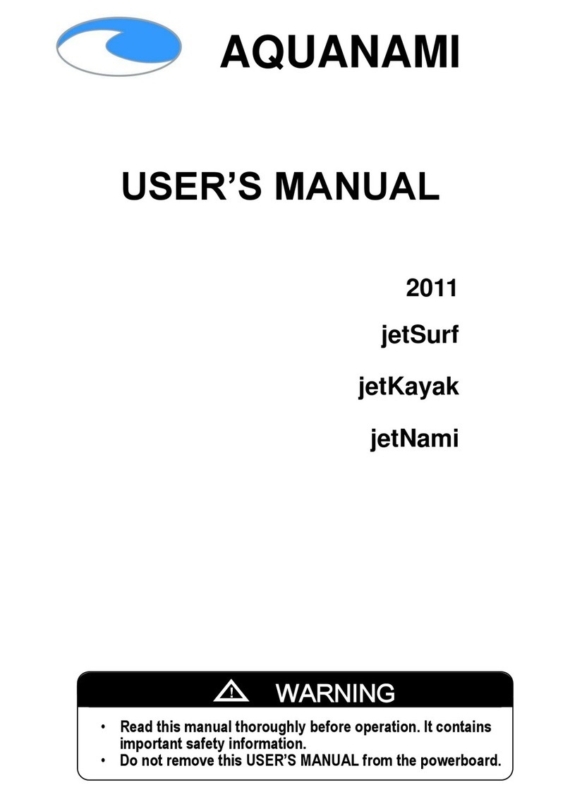 Aquanami jetSurf user manual