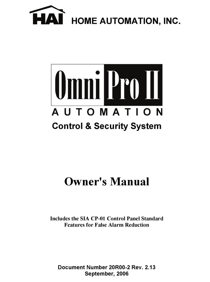 Home Automation Omni Pro II owner's manual Home Automation Omni Pro II owner's manual