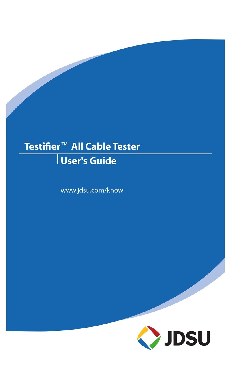 JDS Uniphase Testifier User manual