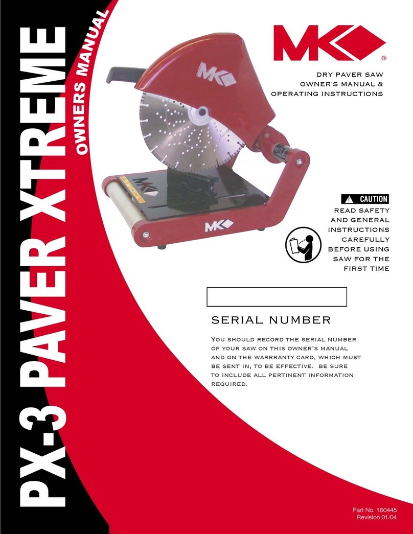 MK Diamond Products PX-3 owner's manual