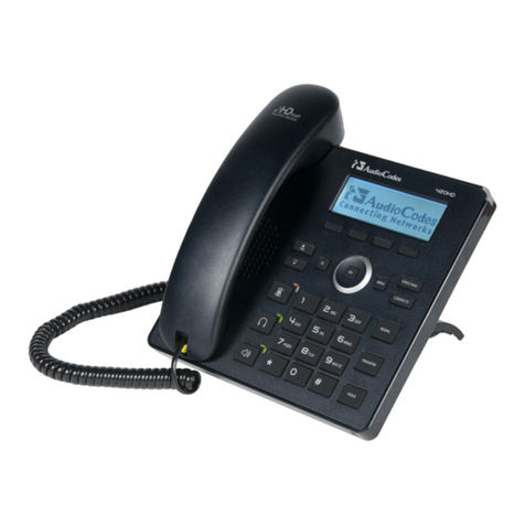 AudioCodes 420HD User manual