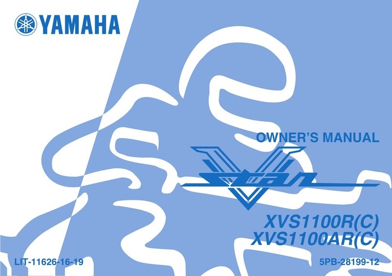 Yamaha V-Star XVS1100R owner's manual