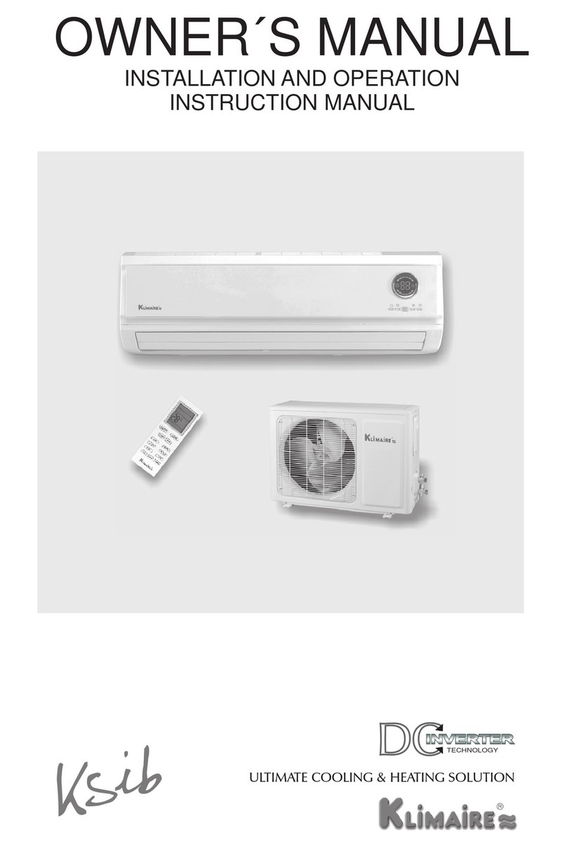 Klimaire Ksib User manual Klimaire Ksib User manual