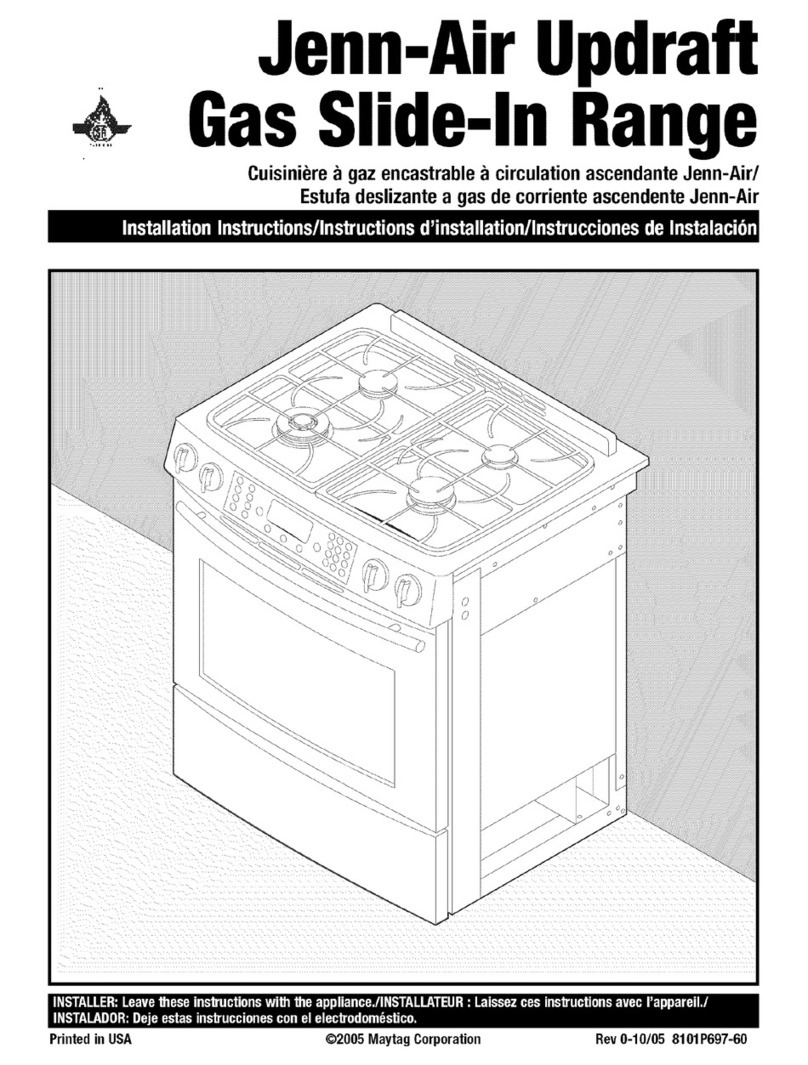 Jenn-Air JGS8750BDB User manual