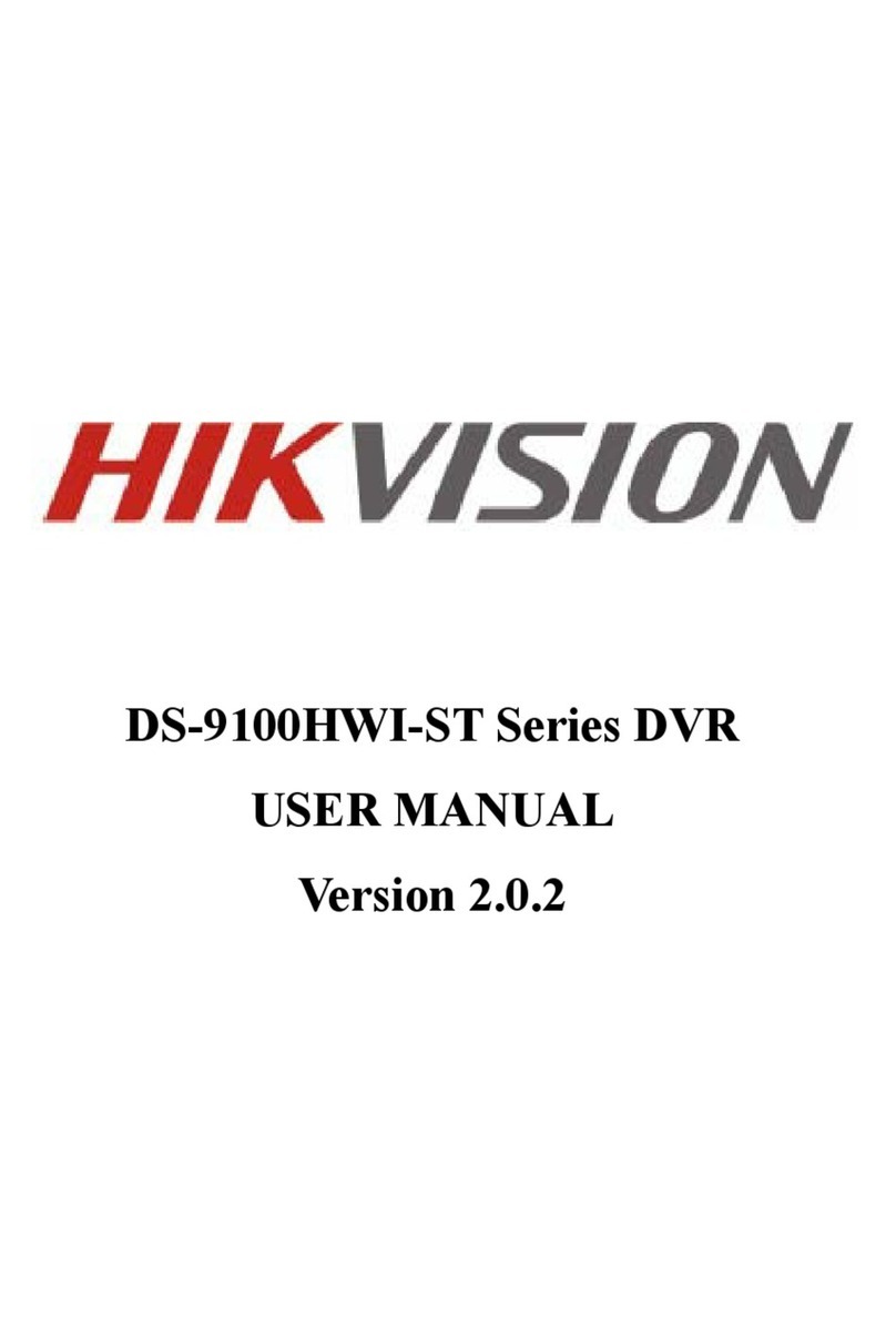 HIK VISION DS-9100HWI-ST Series User manual