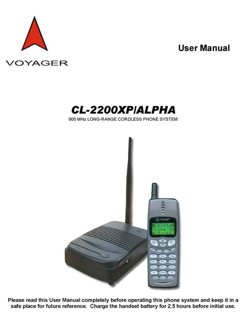 Voyager CL-2200XP ALPHA user manual