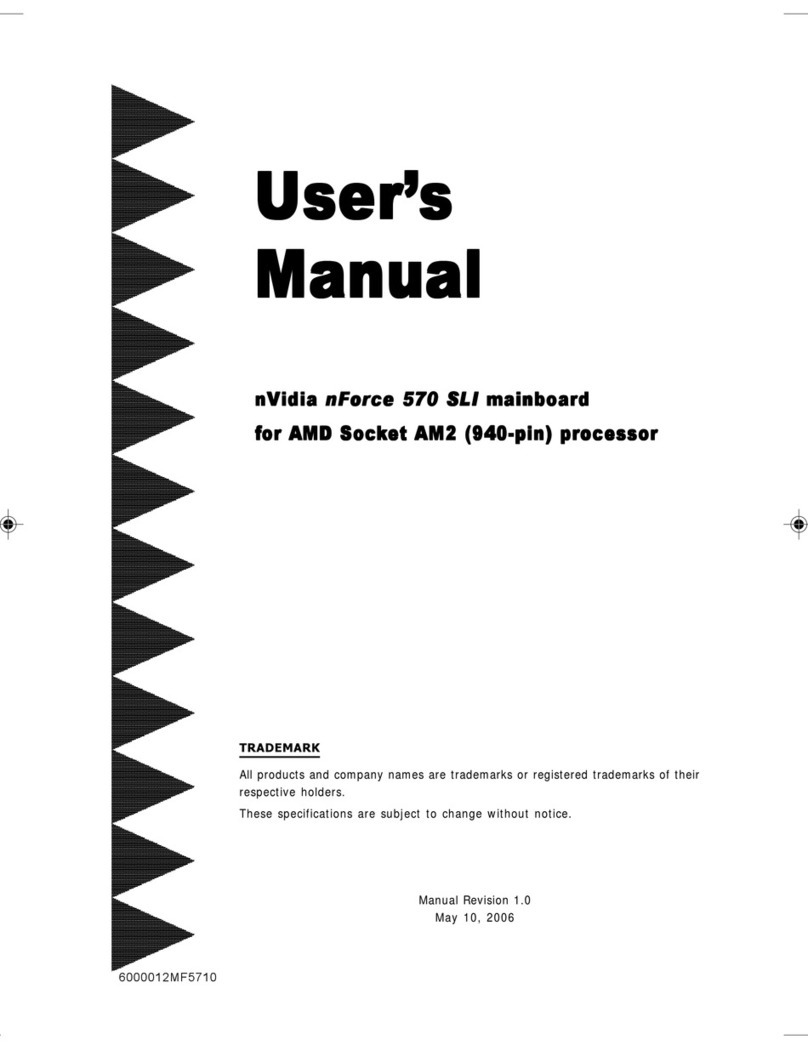 Nvidia nForce 570 SLI User manual