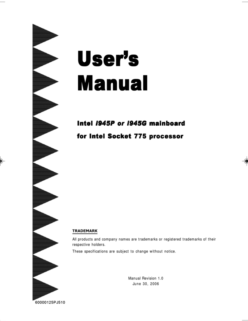 Intel i945P User manual
