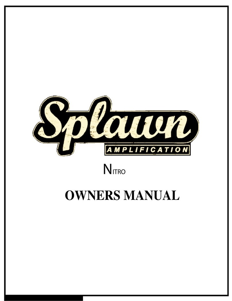 Splawn Amplification Nitro owner's manual