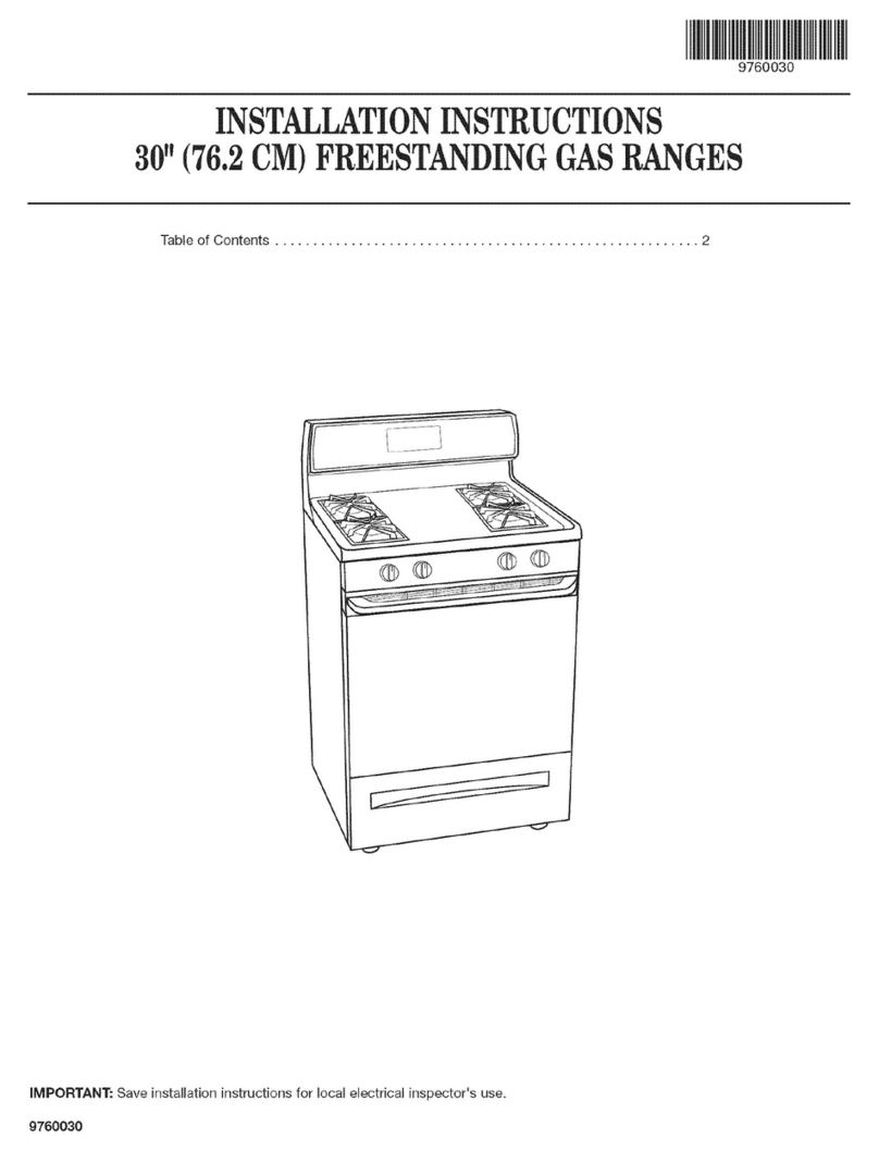 Inglis IGS326RD0 installation instructions