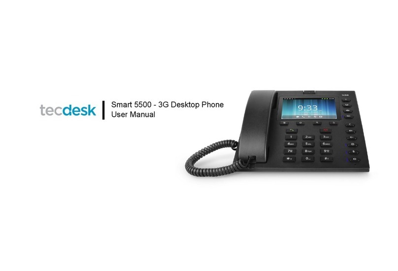 Tecdesk Smart 5500 user manual