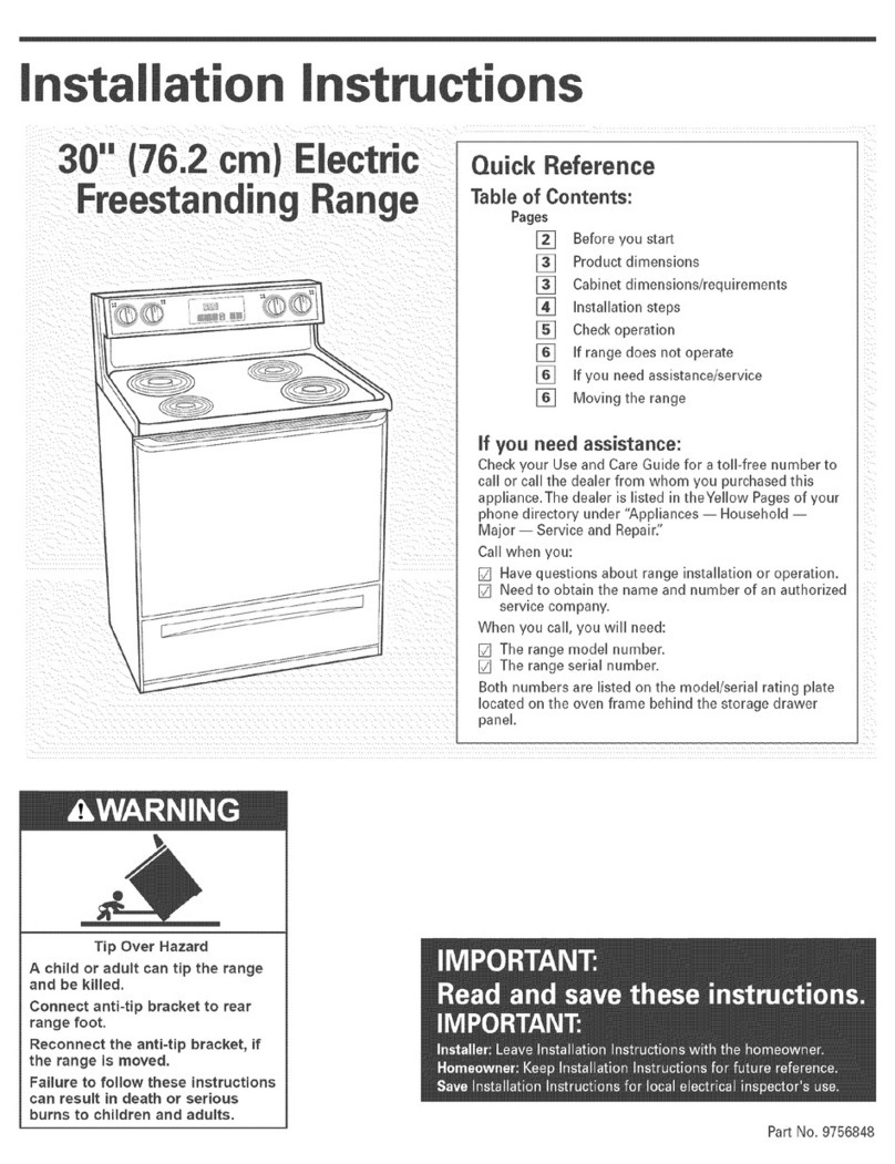 Inglis IMP85801 User manual Inglis IMP85801 User manual