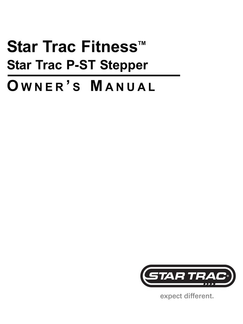 STAR TRAC FITNESS P-ST Stepper User manual