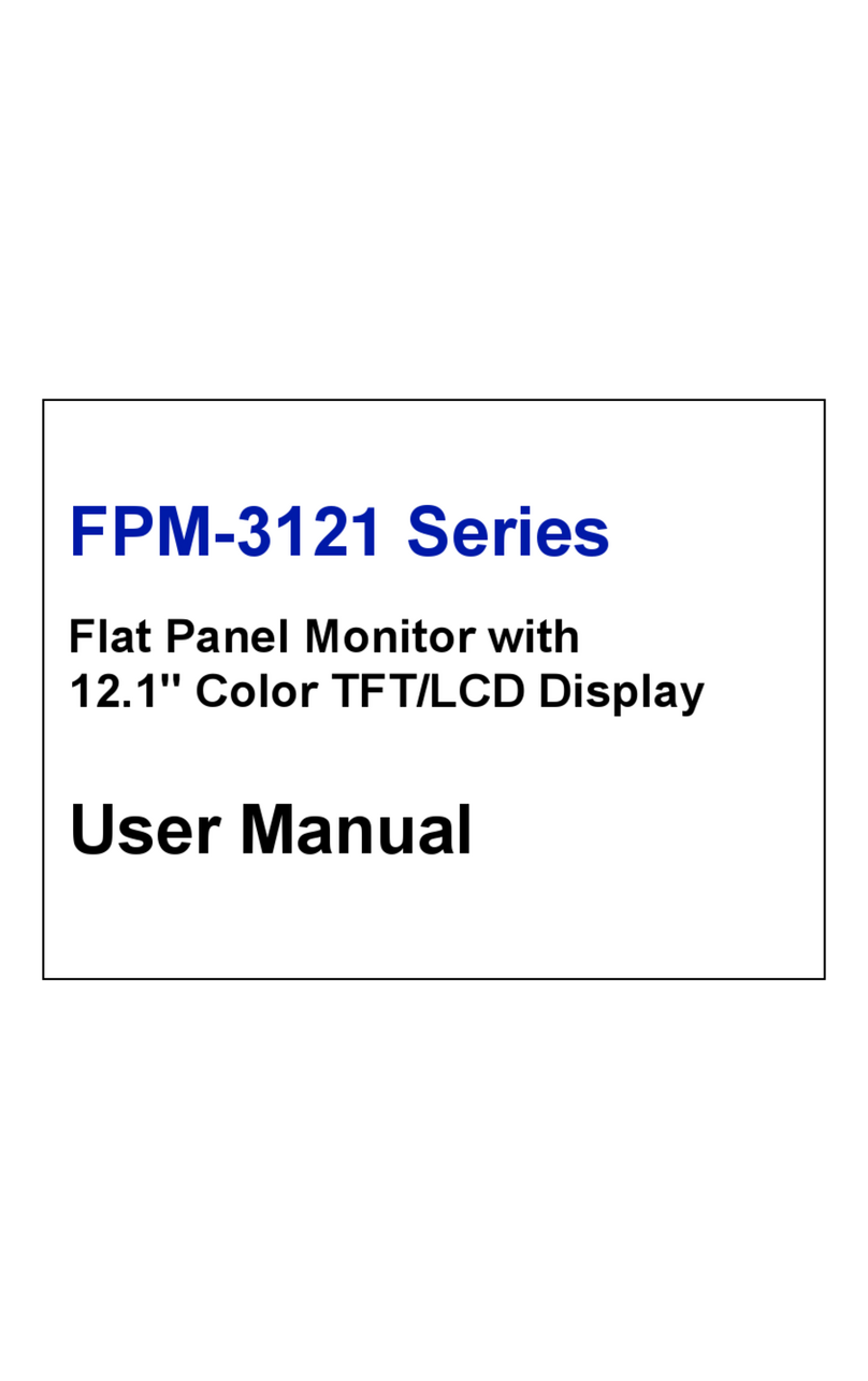 Advantech FPM-3121 Series User manual