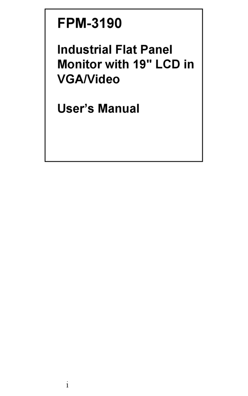 Advantech FPM-3190 Series User manual