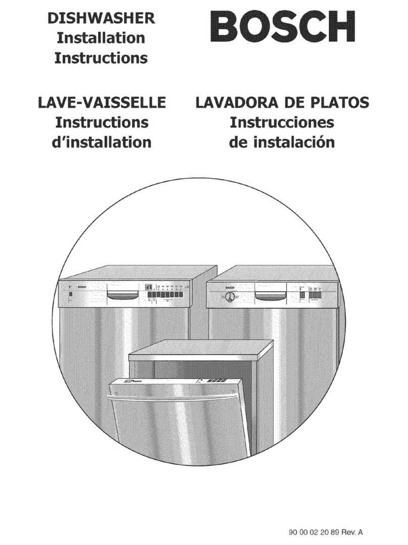 Bosch SHX36L05UC-18 User manual