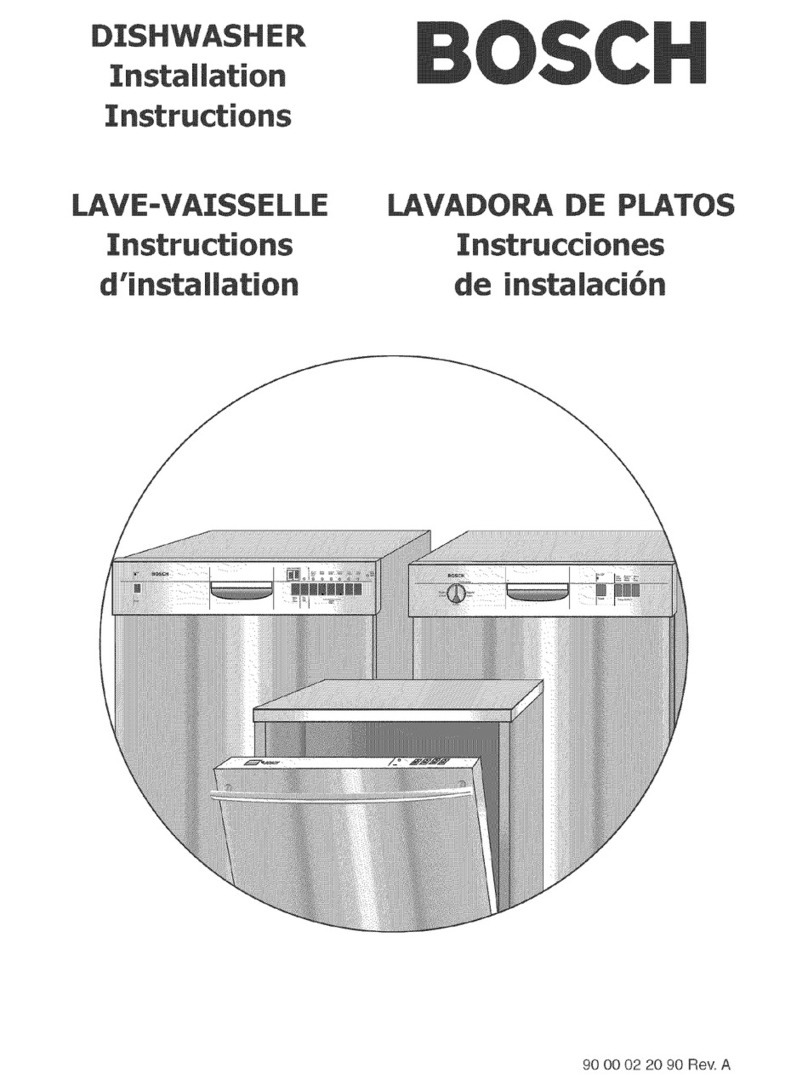 Bosch SHX46L05UC-18 installation instructions