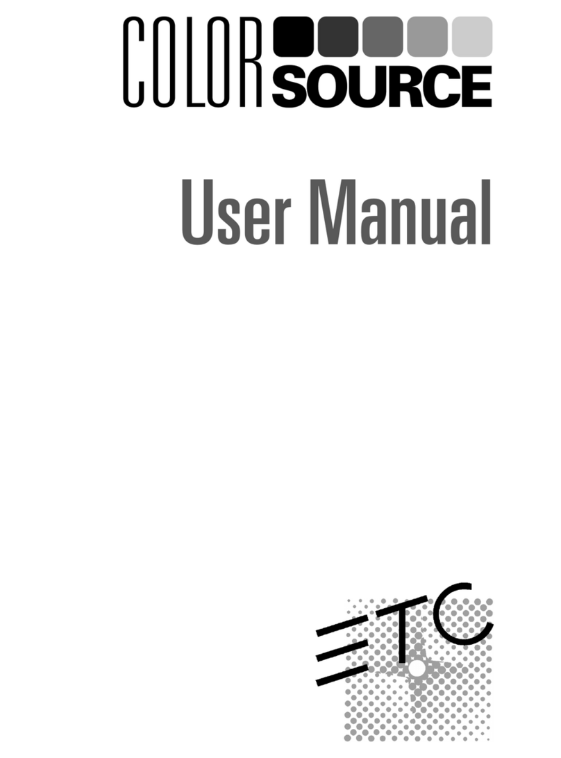 ETC ColorSource User manual