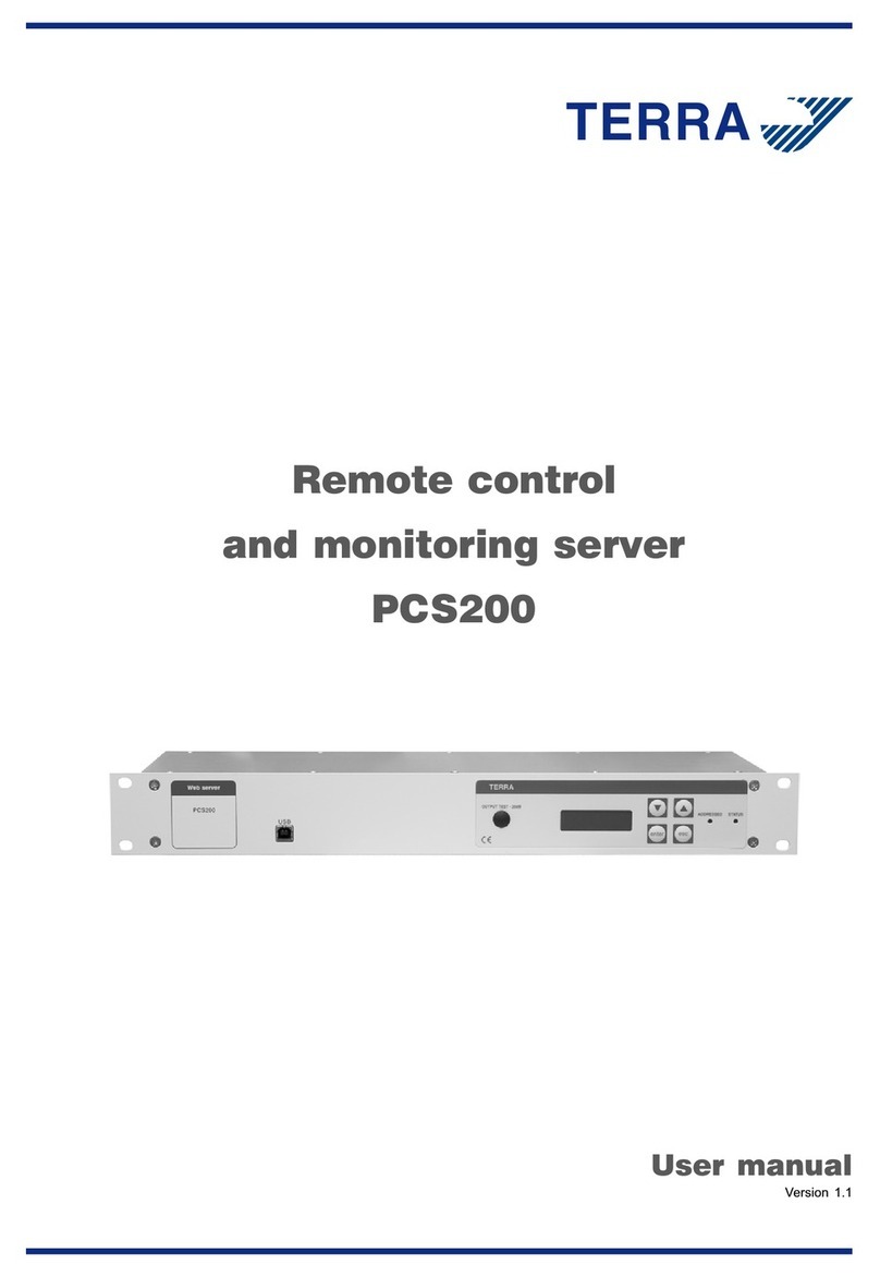 Terra PCS200 user manual