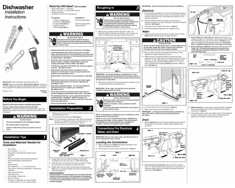 Crosley CDB400KB0A User manual