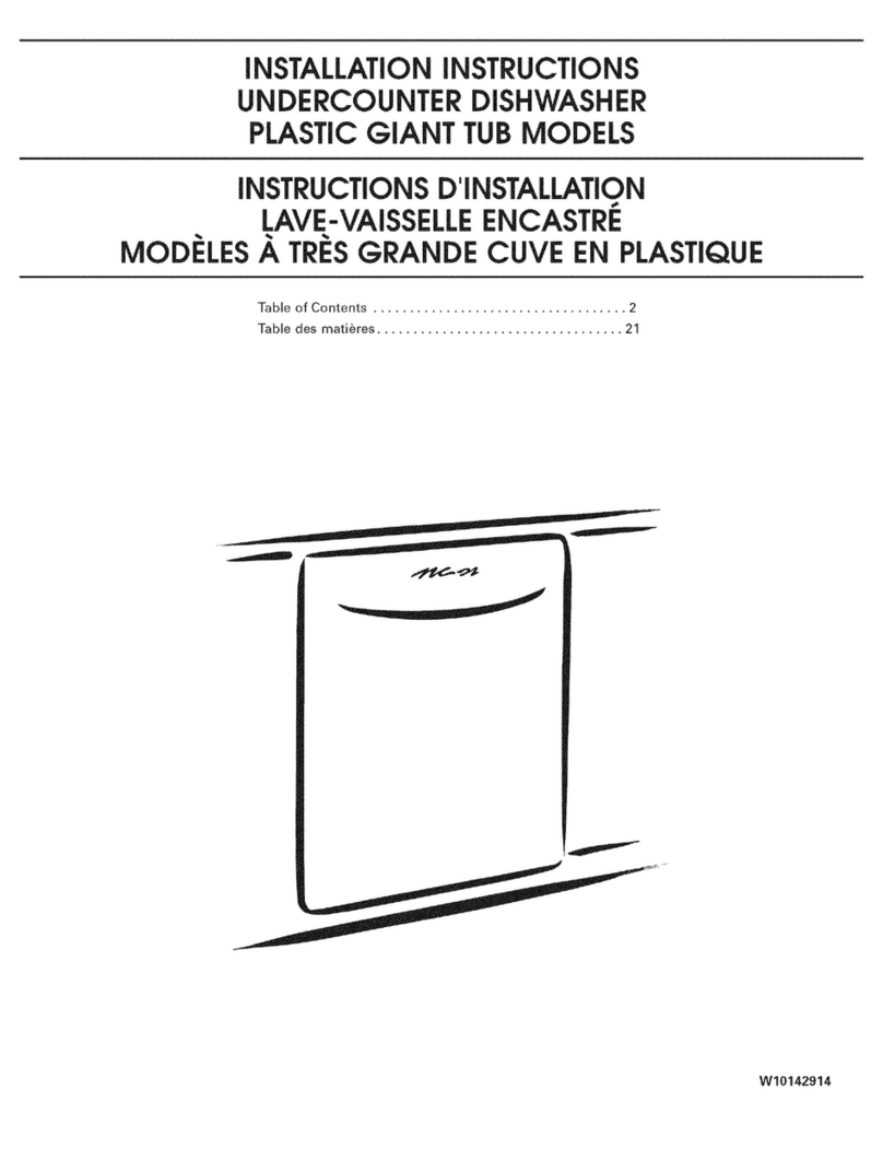 Crosley CUD6710XB1 User manual