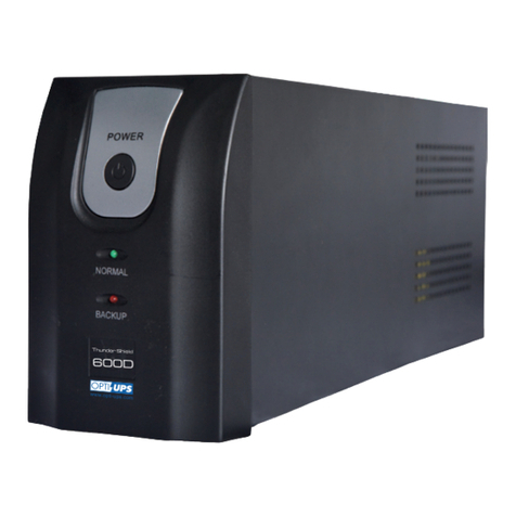 OPTI-UPS Thunder Shield TS500D User manual