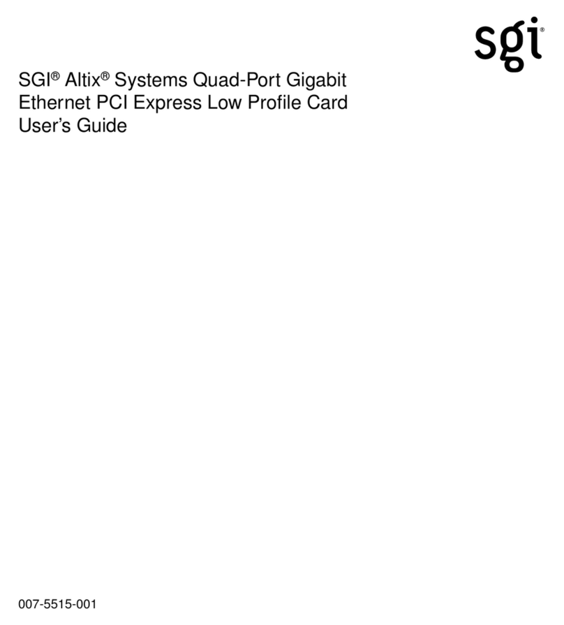 Silicon Graphics Ethernet Card User manual