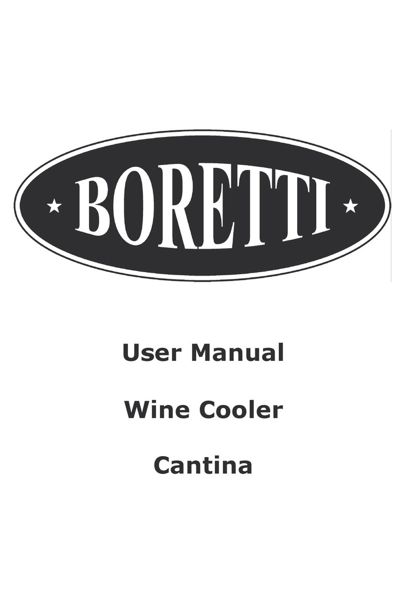 BORETTI Cantina user manual