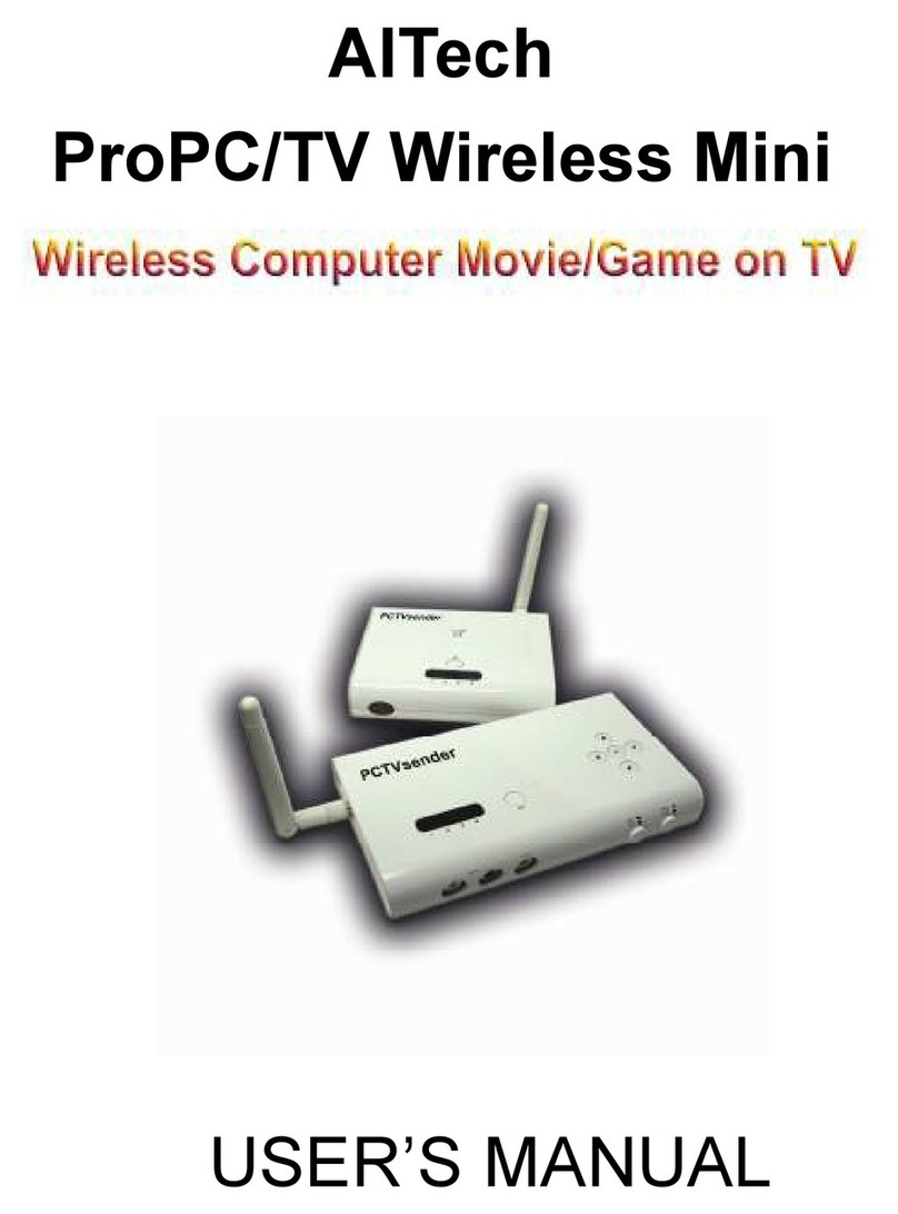 AITech ProPC/TV Wireless user manual