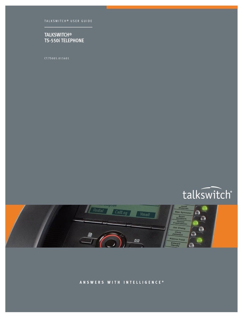 Talkswitch TS-550i User manual