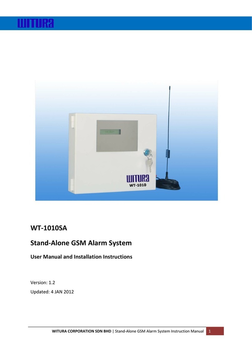 Witura WT-1010SA User manual and installation instructions