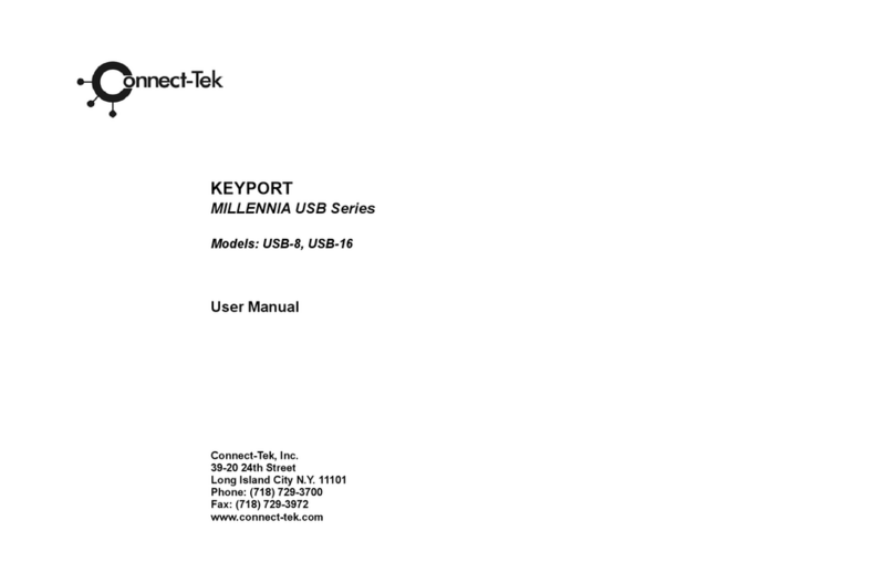 Connect-Tek Millennia USB-8 user manual