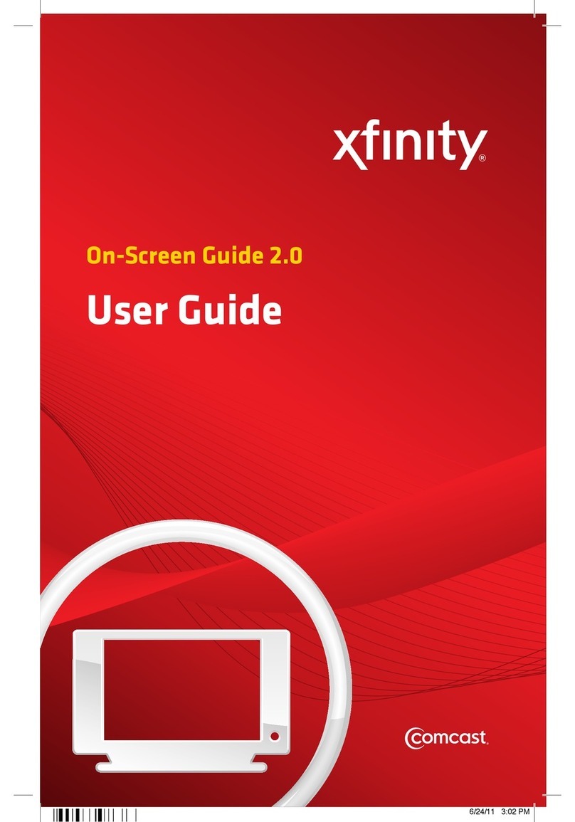 Comcast XFINITY User manual