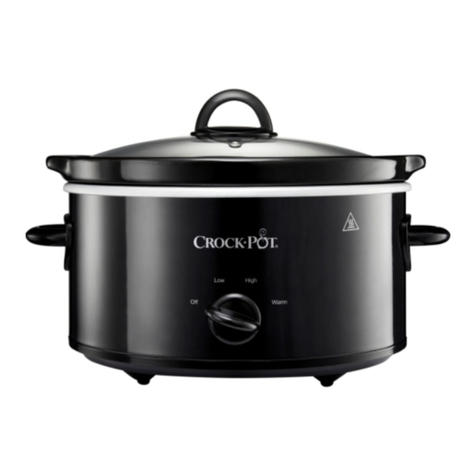 Crock-Pot Portable Slow Cooker User manual