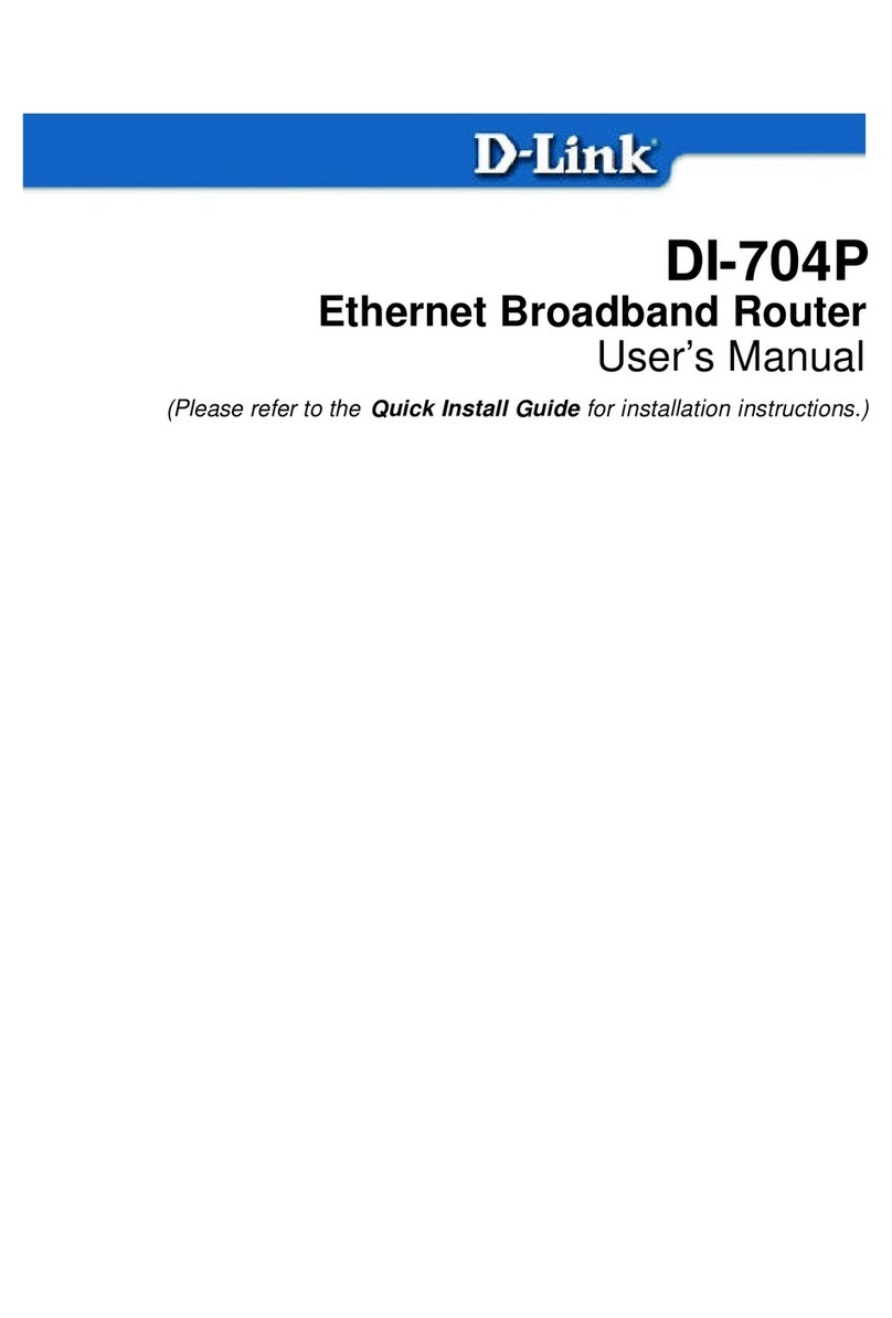 D-Link Express Ethernetwork DI-704P User manual D-Link Express Ethernetwork DI-704P User manual