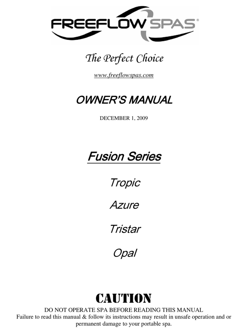 Freeflow Spas Tropic owner's manual Freeflow Spas Tropic owner's manual