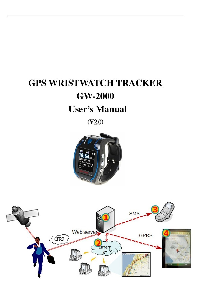 GPS Designer international GW-2000 user manual