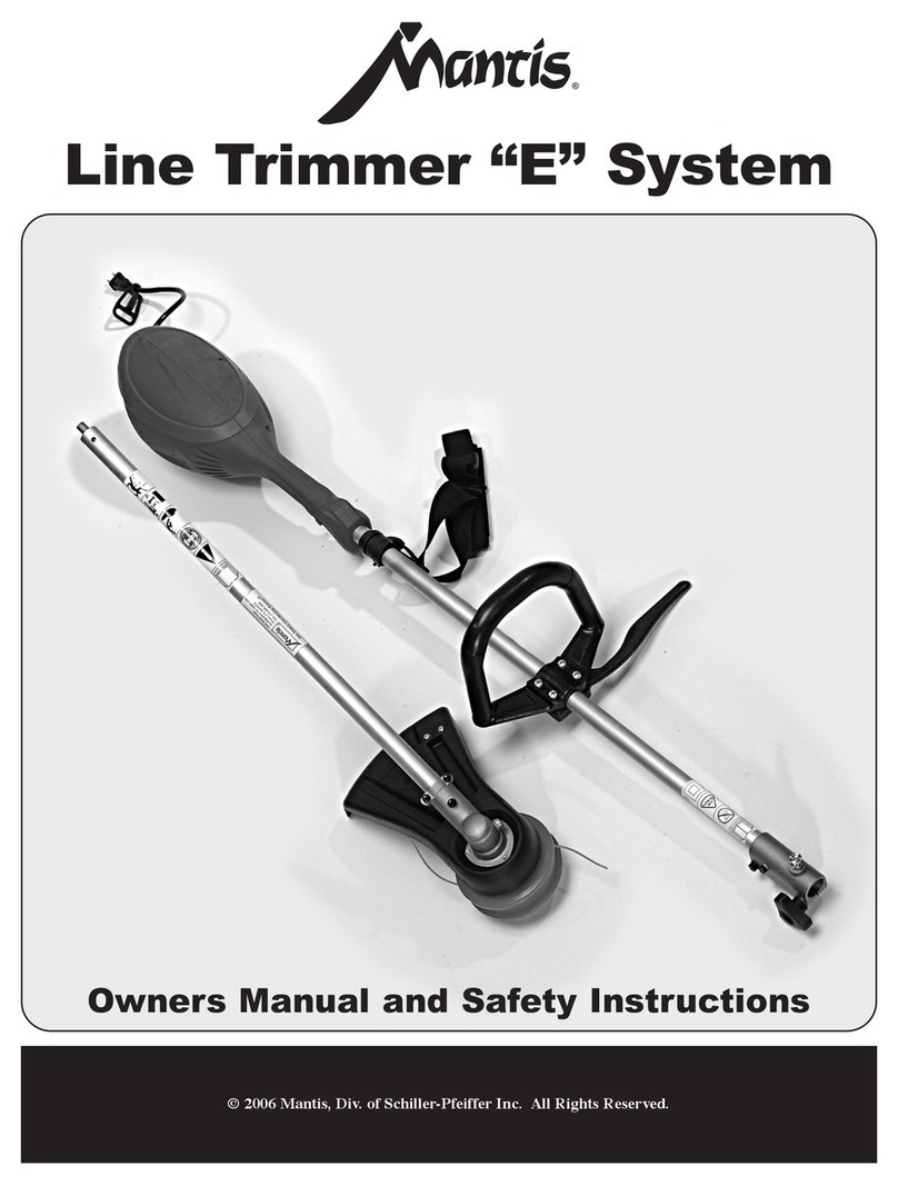 Mantis E System Owner's manual and safety instructions