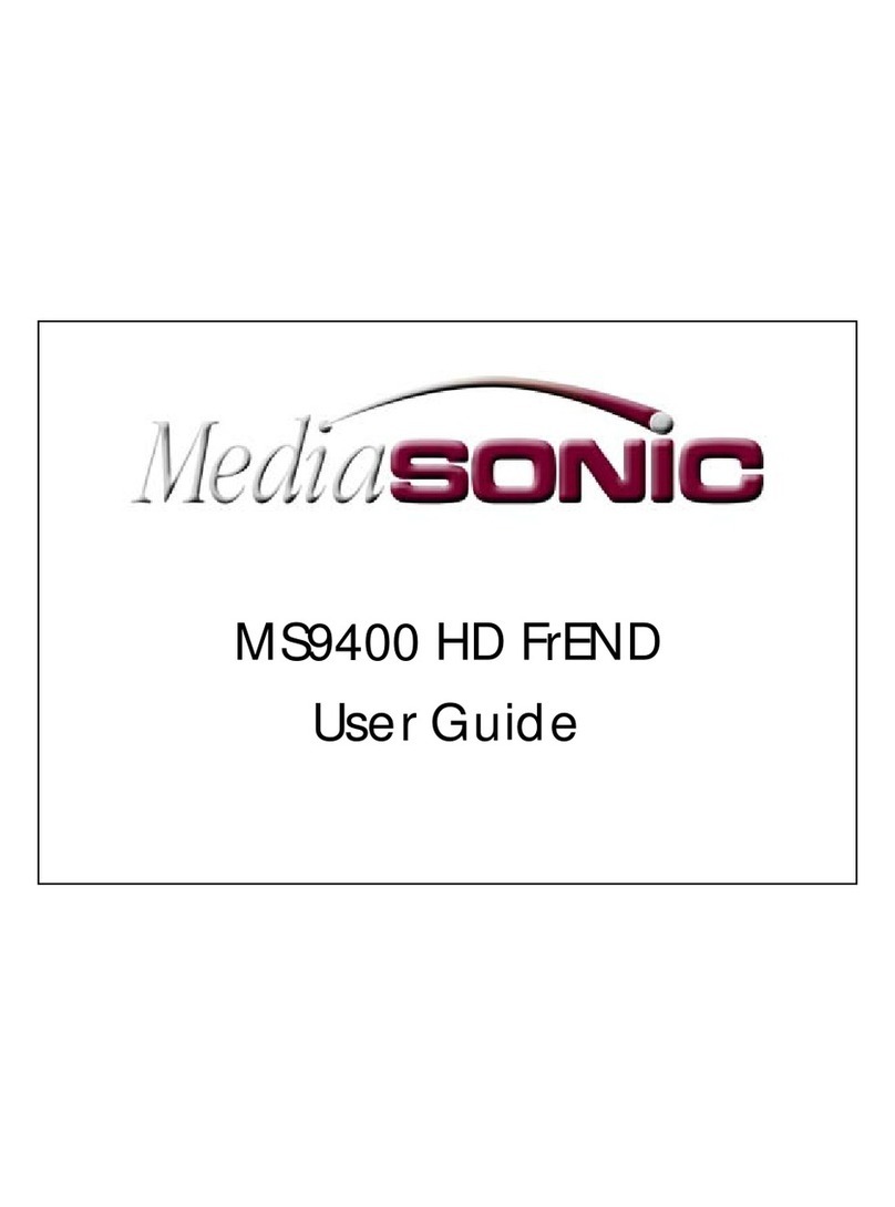 MediaSonic MS9400 HD FrEND User manual