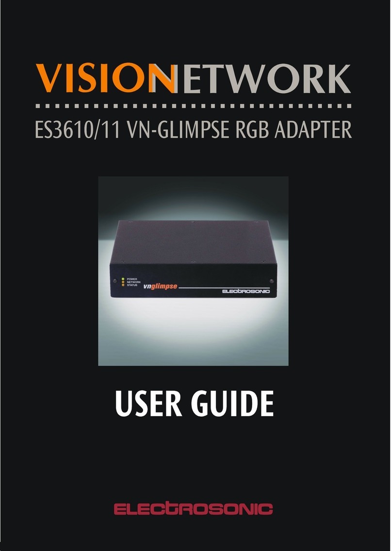 Visionetwork ES3610 user guide