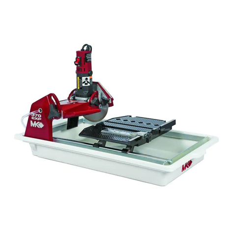 MK Diamond Products MK-370EXP TILE SAW owner's manual