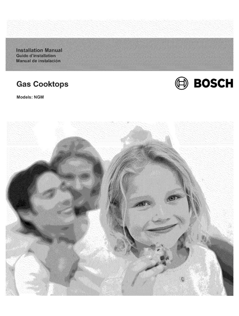 Bosch NGM3054UC-01 installation manual