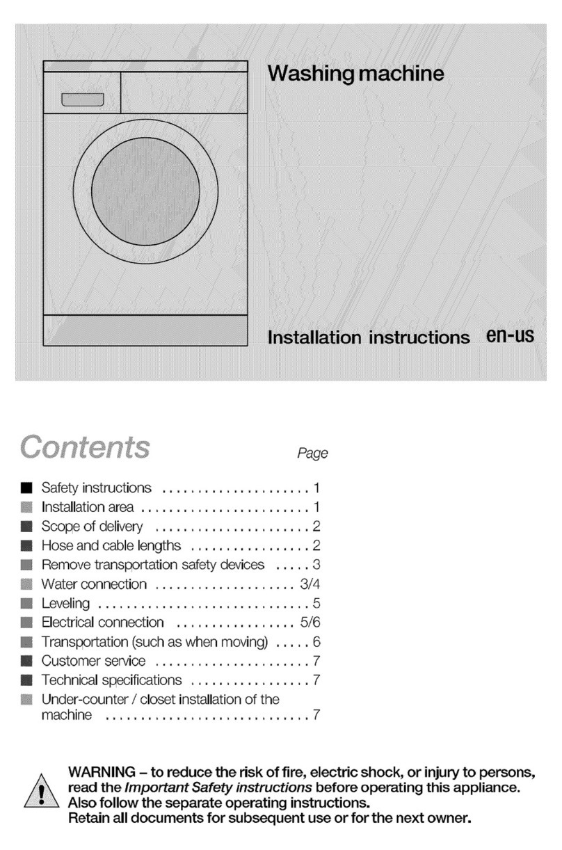 Bosch WAE20060UC/23 installation instructions