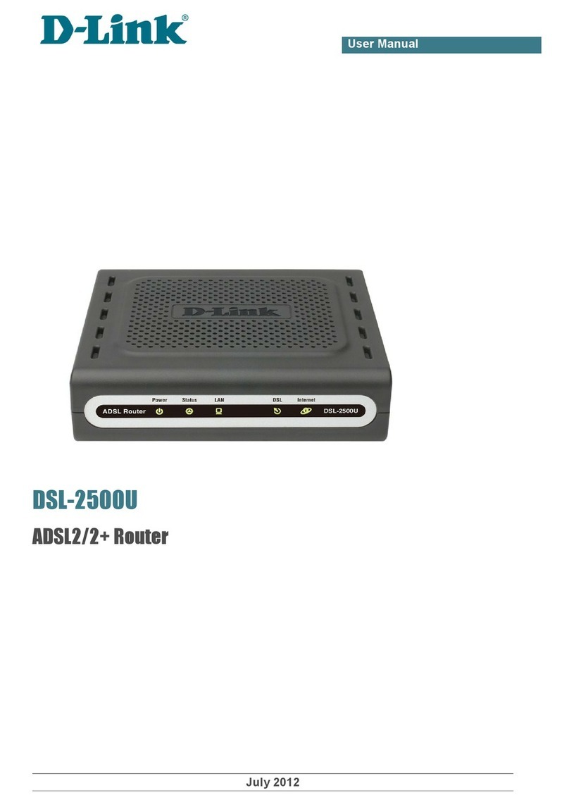 D-Link DSL-2500U User manual