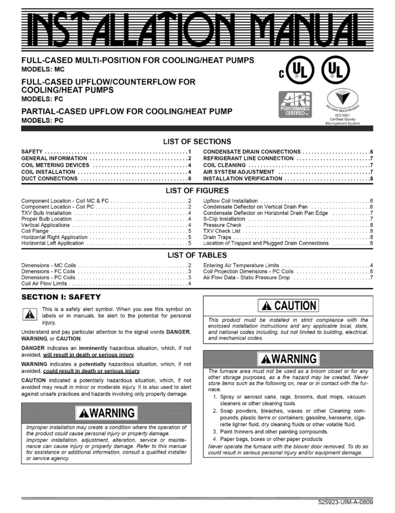 Johnson Controls Unitary Products MC installation manual Johnson Controls Unitary Products MC installation manual